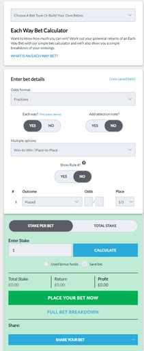 work out each way accumulator winnings|Accumulator Bet Calculator .